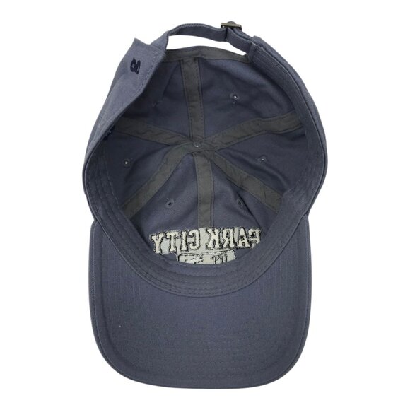 Park City UT Embroidered Tuck Strap Cap Trucker Baseball Hat Moose Gear - Picture 5 of 13